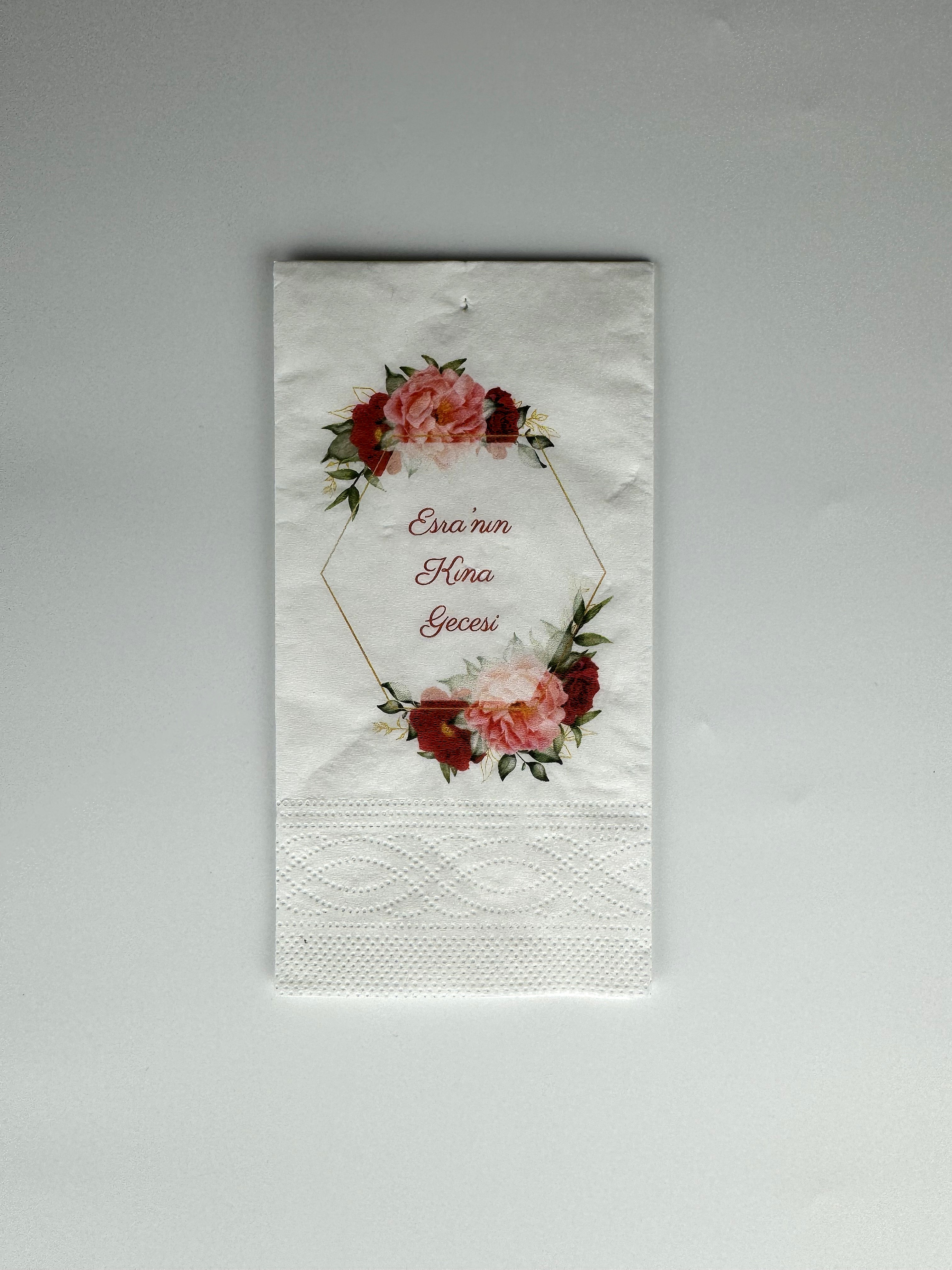Personalized Printed Napkin