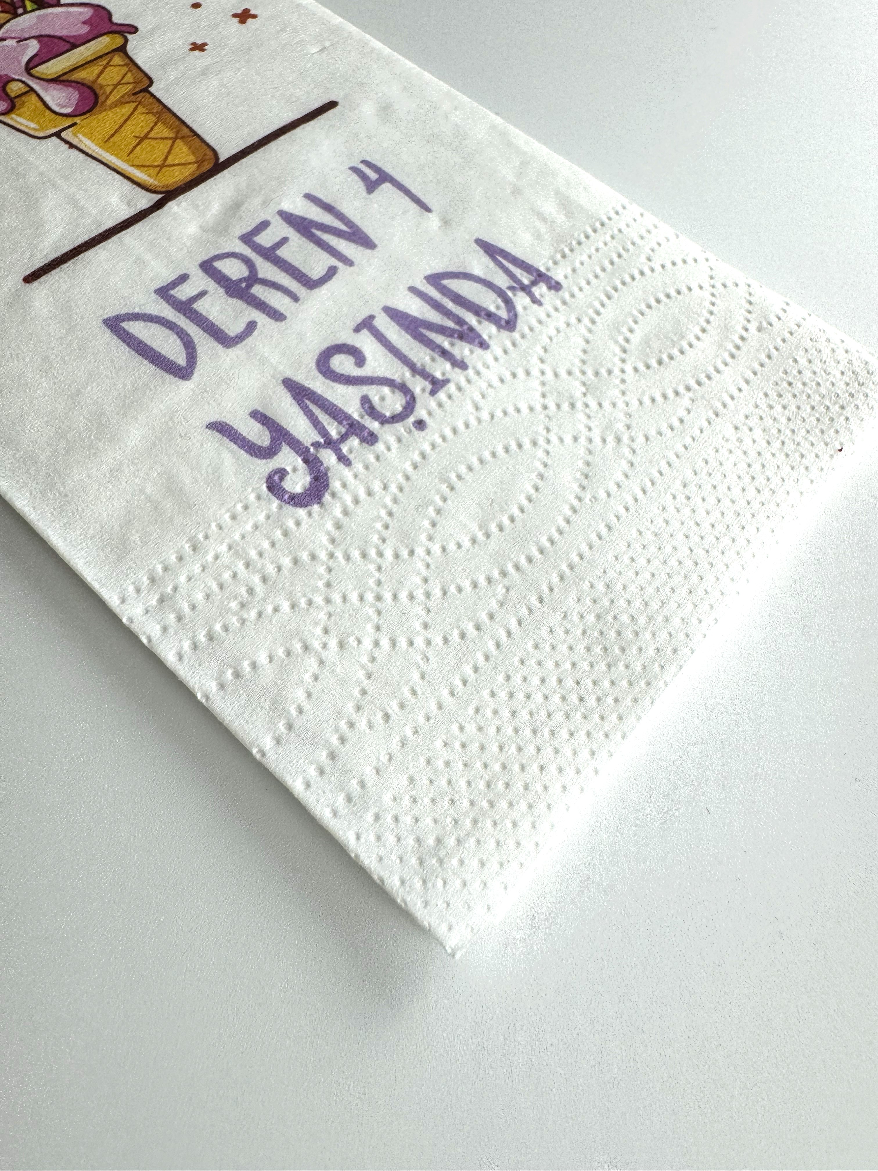 Personalized Printed Napkin