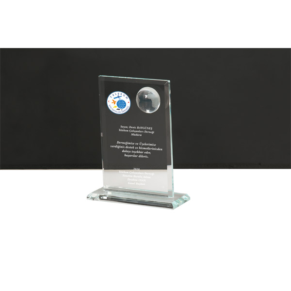 EKT-127 Crystal Plaque