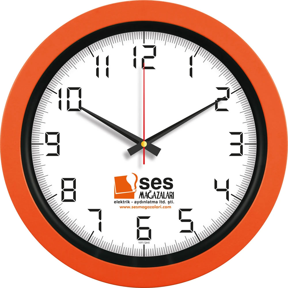 V30-346-T Plastik Duvar Saati