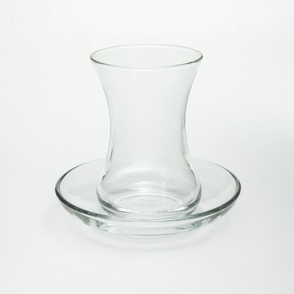 CB-08 Glass Cup and Plate