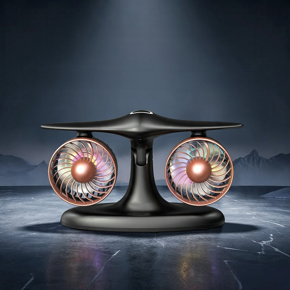 FAN-01 Dual Turbine Desktop Fan