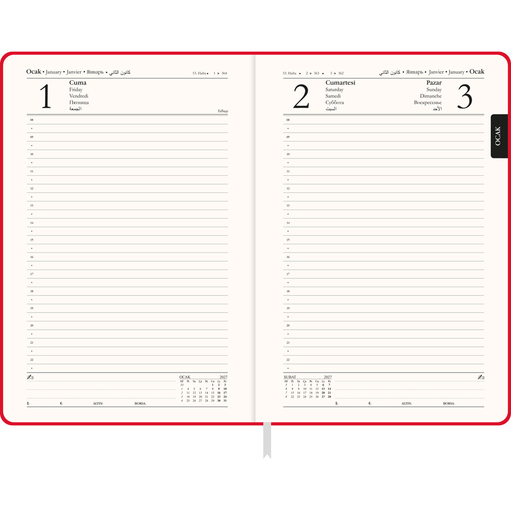 Agenda quotidien Kilyos-TB