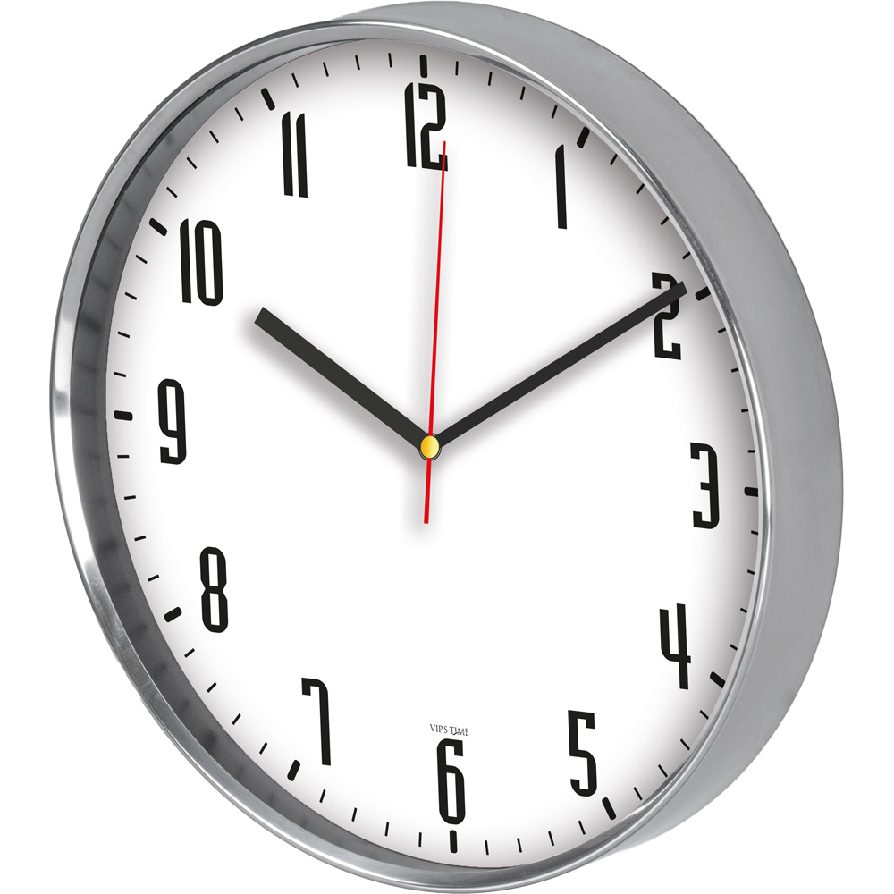 V30-930 Edelstahl Wanduhr