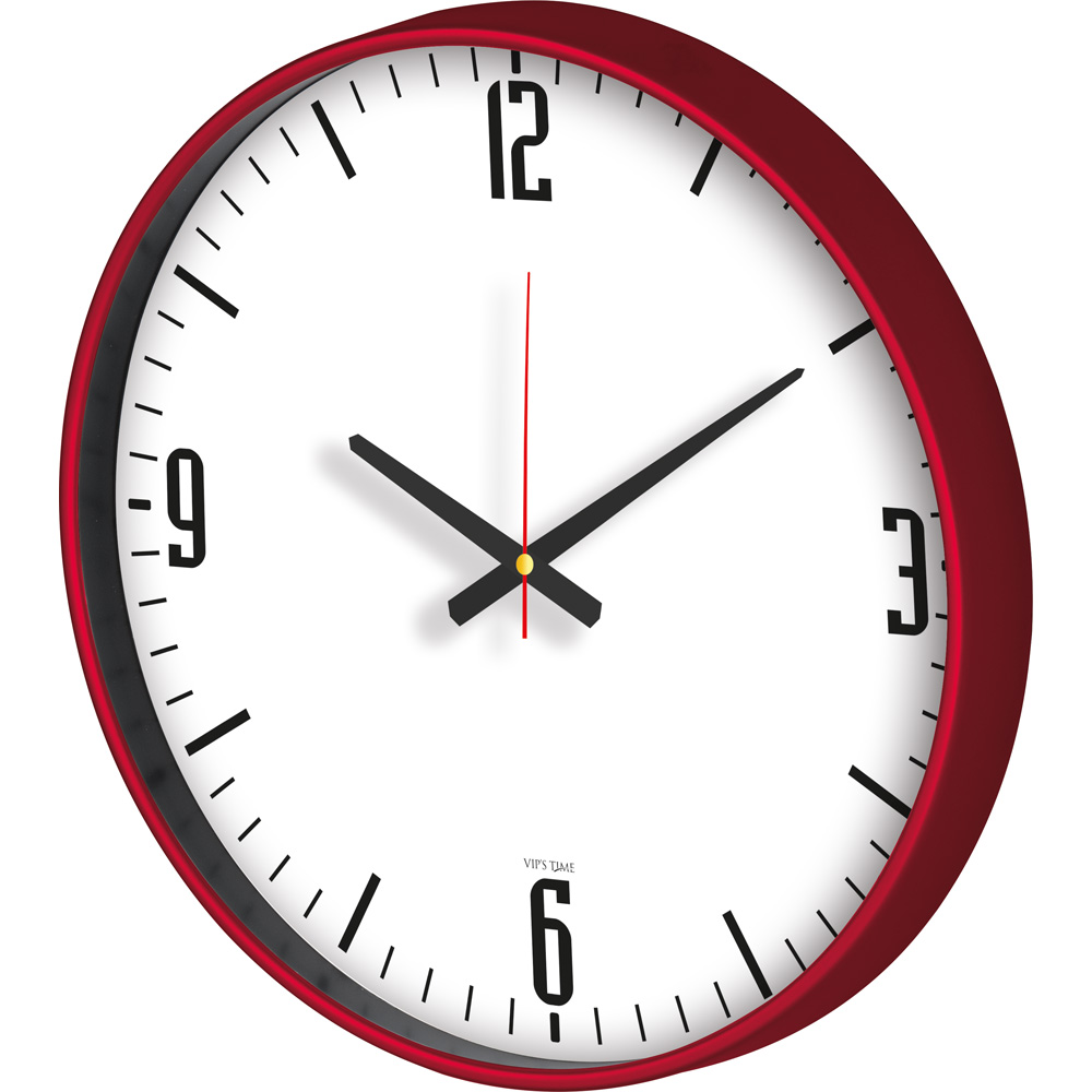 Horloge murale en plastique V30-640-K