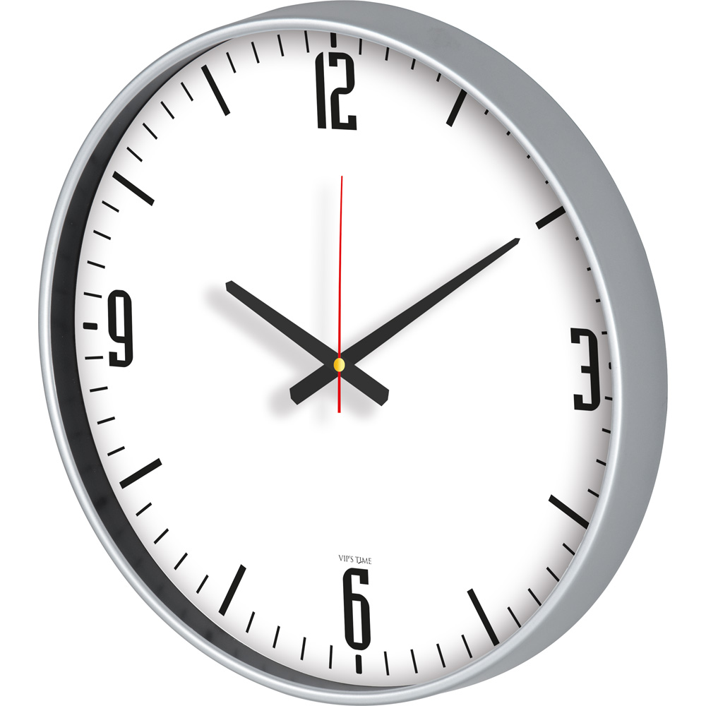 Horloge murale en plastique V30-640-GM