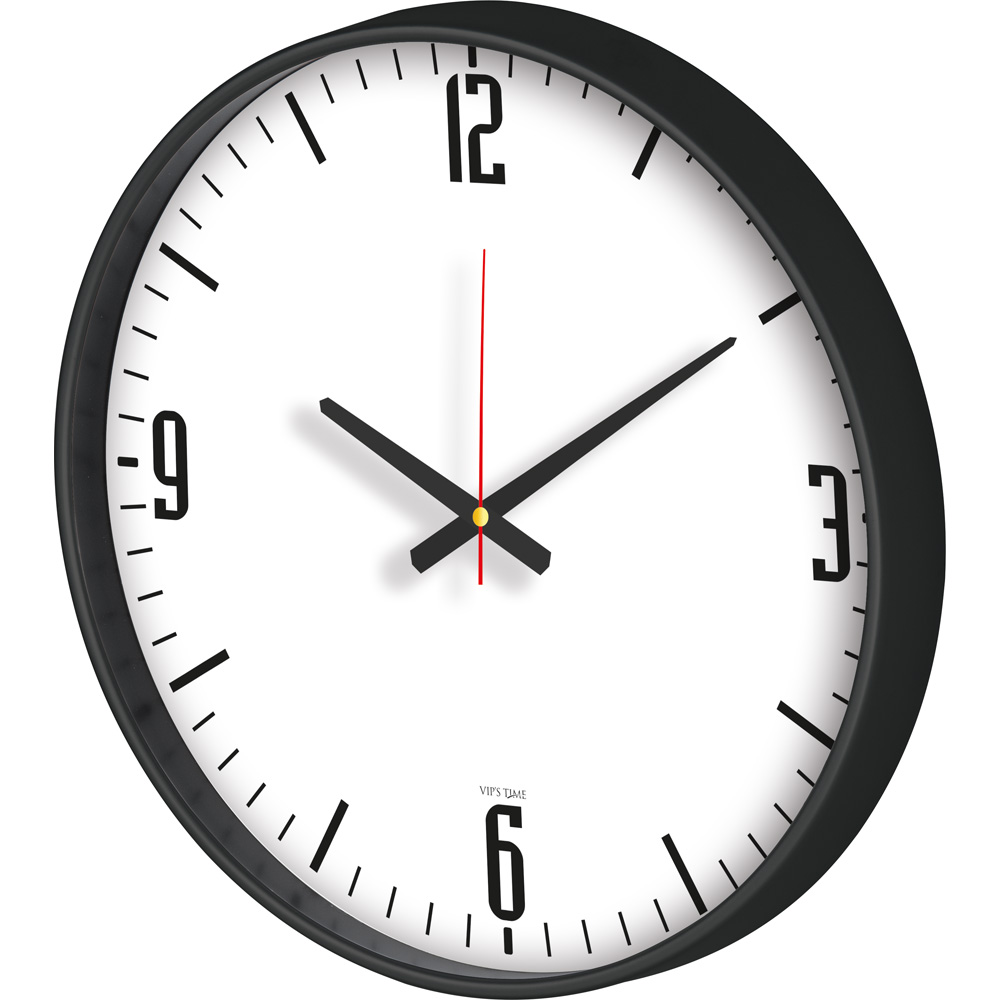 V30-640-S Plastic Wandklok